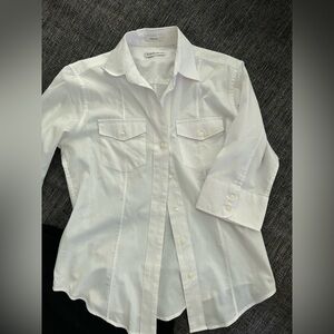 White button down shirt